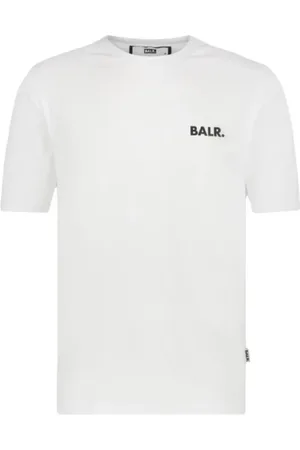 BALR. Top, Herre, Hvid, S, Sporty Logo T-shirt