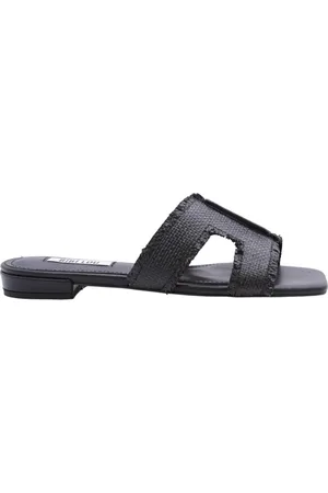 Bibi Lou Sko, Dame, Sort, 36 EU, Uld, Ankara Sliders til Kvinder