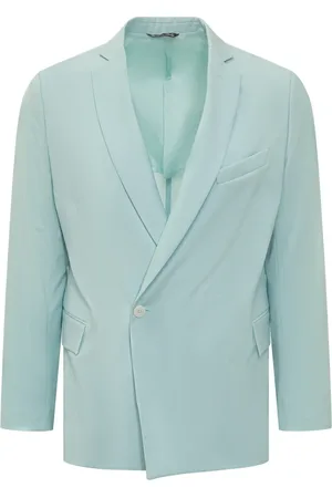 COSTUMEIN Jakke, Herre, Blå, L, Uld, Klassisk Enkeltknap Blazer