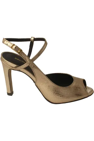Bruno Premi Sko, Dame, Gul, 39 EU, Uld, Metallic Guld High Heel Sandaler