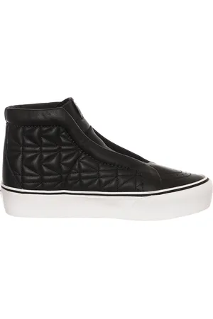 Vans Sko, Dame, Sort, 39 EU, Læder, Høje Sorte Sneakers til Kvinder