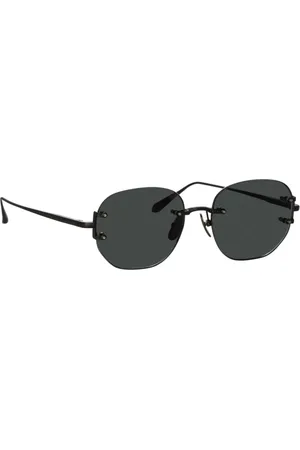 Linda Farrow Tilbehør, unisex, Sort, 51 MM, Tyl, Grå SUN solbriller