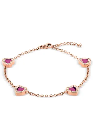Bering Tilbehør, Dame, Gul, ONE SIZE, Uld, Arctic Symphony Rose Guld Armbånd