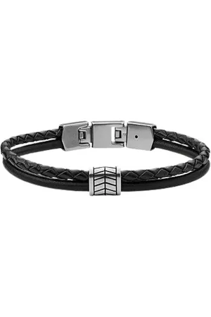 Fossil Tilbehør, Herre, Sort, ONE SIZE, Vintage Casual Herrearmbånd