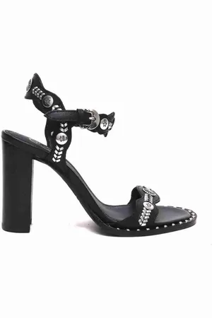 Ash Sko, Dame, Sort, 36 EU, Uld, Stilfuld Karma Sandal til sommerdage