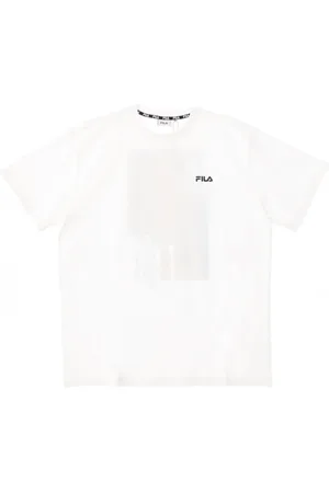 Fila Top, Herre, Hvid, XL, Uld, Hvid Cropped Shoulder Tee