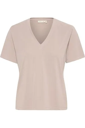 INWEAR Top, Dame, , M, Bomuld, Klassisk V-hals Clay Top