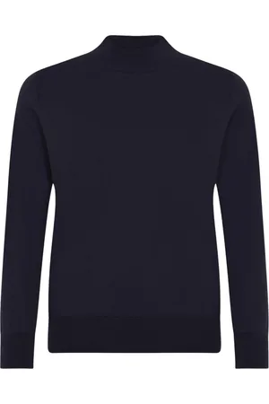 Skovhuus Strik, Dame, Blå, S, Bomuld, Hyggelig Turtleneck Bluse