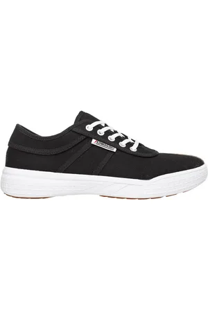 Kawasaki Sko, Herre, Sort, 41 EU, Canvas Sneakers Letvægts Elastisk Sål