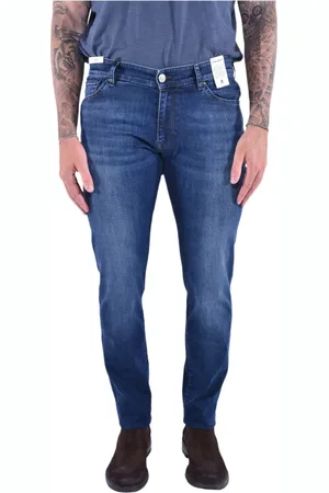 PT Torino Jeans, Herre, Blå, W38, Bomuld, Indigo Rejse Jeans