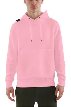 MA.STRUM Sweathshirts & Hoodies, Herre, Lyserød, M, Bomuld, Core Overhead Hoody Candy