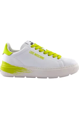Moschino Sko, Dame, Hvid, 36 EU, Uld, Hvide Casual Sneakers