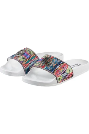 Carlo Colucci Sko, Herre, Hvid, 41 EU, Farverig Strik Sneaker