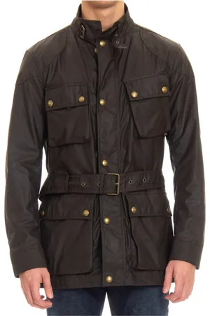 Belstaff Jakke, Herre, Grøn, 2XL, Bomuld, Trialmaster Jakke
