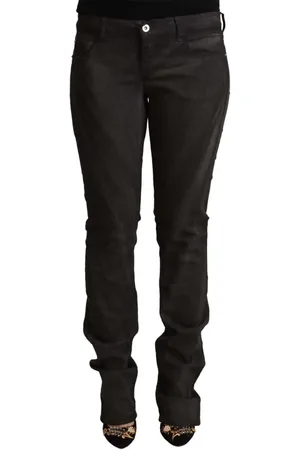 Costume National Bukser, Dame, Sort, W31, Bomuld, Sort Bomuld Skinny Bukser