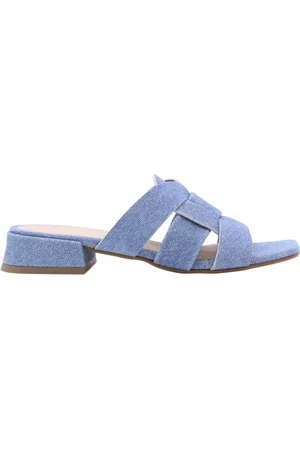 E mia Sko, Dame, Blå, 39 EU, Elegant Sommer Sliders