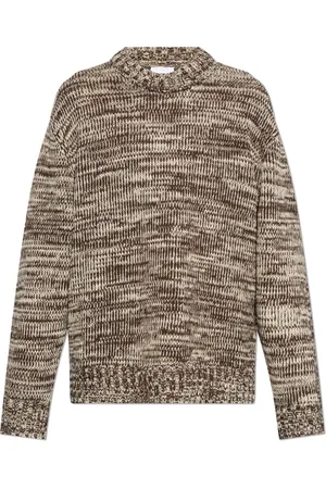 Norse projects Strik, Herre, Brun, 2XL, Bomuld, Trøje 