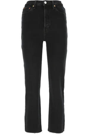 RE/DONE Jeans, Dame, Sort, W31, Klassiske Straight Leg Jeans