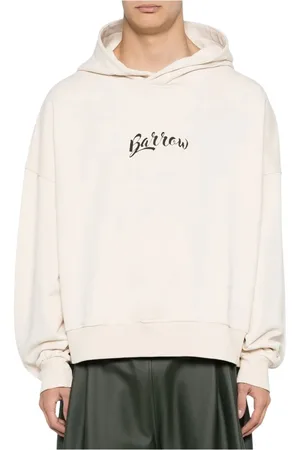 BARROW Sweathshirts & Hoodies, Herre, , XS, Uld, Turtle Dove Hoodie Stilfuld Behagelig
