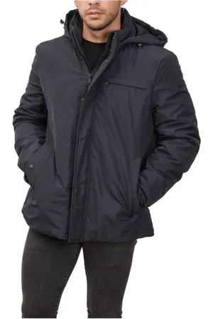 Geox Jakke, Herre, Blå, 2XL, Uld, Vinter Kort Jakke