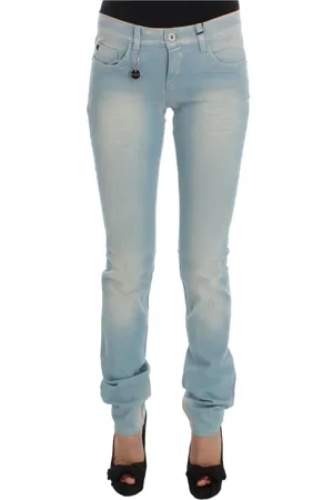 Costume National Jeans, Dame, Blå, W26, Bomuld, Blå Super Slim Fit Jeans