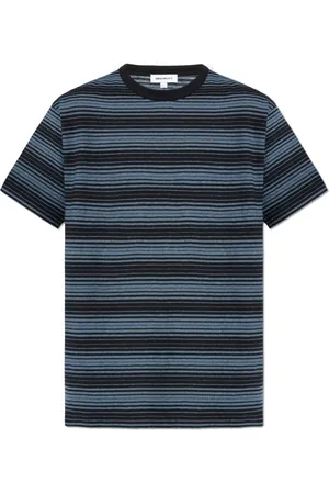 Norse projects Top, Herre, Blå, S, Bomuld, T-shirt 