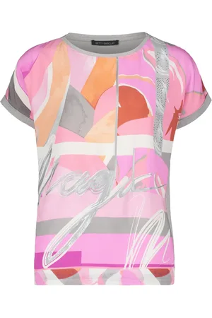 Betty Barclay Top, Dame, Lyserød, S, Uld, Blomstret Print Bluse Skjorte