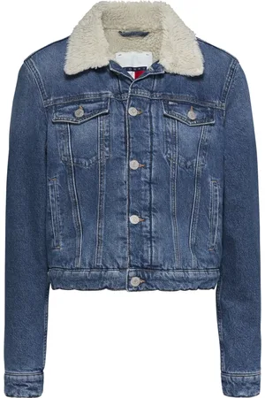 Tommy Hilfiger Jakke, Dame, Blå, XS, Uld, Blå Jakker & Frakker Ss24
