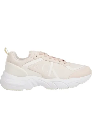 Calvin Klein Sko, Dame, Lyserød, 38 EU, Uld, Rosa Stilfulde Sneakers til Kvinder