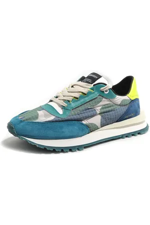 Hidnander Sko, Herre, Grøn, 45 EU, Camouflage Slip On Sneakers