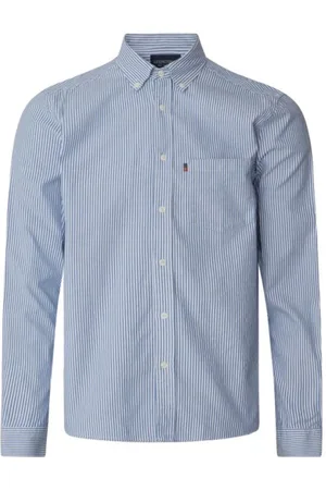 Lexington Skjorte, Herre, Blå, 2XL, Elegant Formal Skjorte