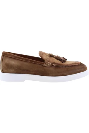 Flecs Sko, Herre, Brun, 43 EU, Uld, Klassiske Teddy Moccasin Loafers