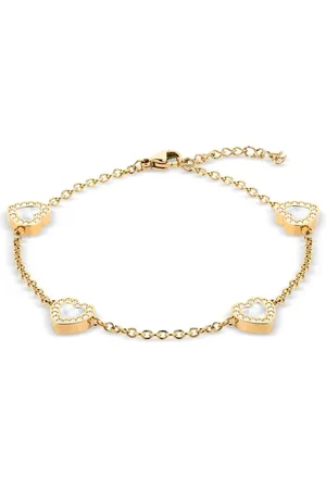 Bering Tilbehør, Dame, Gul, ONE SIZE, Uld, Arctic Symphony Guld Armbånd Blank
