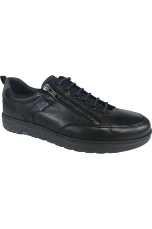 Fluchos Sko, Herre, Sort, 45 EU, Afslappede Sneakers til Hverdagsbrug