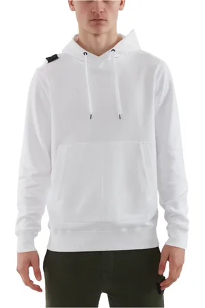 MA.STRUM Sweathshirts & Hoodies, Herre, Hvid, XL, Bomuld, Core Overhead Hoody Optic