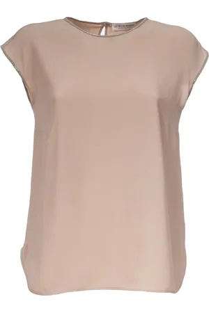 LE TRICOT PERUGIA Bluser & Skjorter, Dame, , XL, Silkeblandet Ærmeløs Asymmetrisk T-shirt