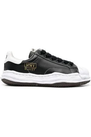 MIHARA YASUHIRO Sko, Herre, Sort, 39 EU, Læder, Sorte Lave Sneakers