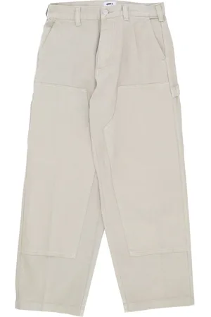 Obey Bukser, Herre, Grå, W32, Denim, Big Wig Denim Carpenter Pant i Sølvgrå