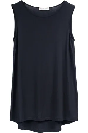 LE TRICOT PERUGIA Top, Dame, Blå, M, Ærmeløs Viskose Top