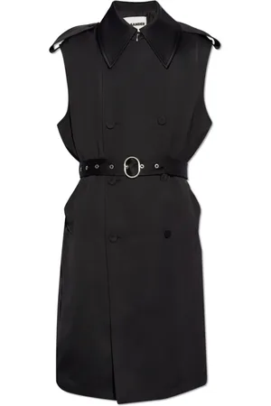 Jil Sander Jakke, Herre, Sort, M, Uld, Lang Vest