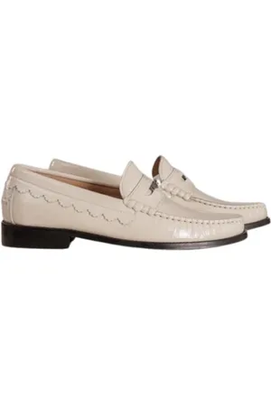 Toral Sko, Dame, , 40 EU, Læder, Offwhite Moccasin med 1cm Hæl