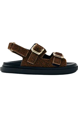 ALOHAS Sko, Dame, Brun, 42 EU, Læder, Bløde Tan Læder Sandaler