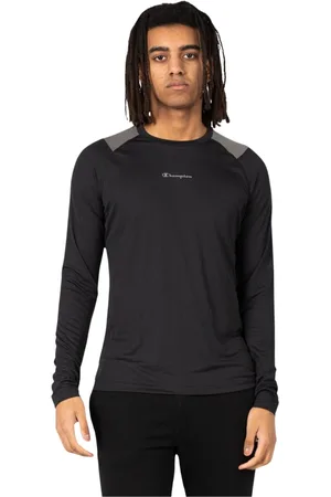 Champion Top, Herre, Sort, L, Hamp, Langærmet Casual Top