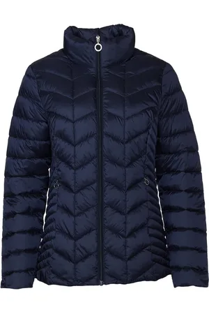 Danwear Jakke, Dame, Blå, 4XL, Uld, Luksus Vinterjakke Gunda Navy