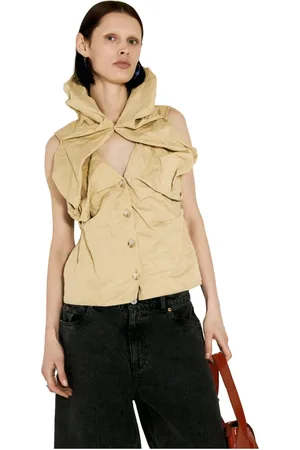 Kiko Kostadinov Top, Dame, , L, Bomuld, Lozen Gilet Ærmeløs Top