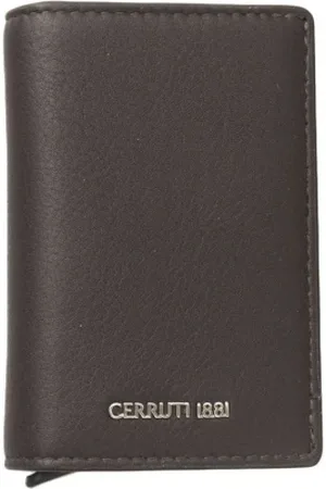 Cerruti 1881 Tilbehør, Herre, Brun, ONE SIZE, Læder, Herre Læder Pung med Kortholder