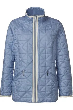 Danwear Jakke, Dame, Blå, 5XL, Uld, Quiltet Ghita Jakke Lyseblå