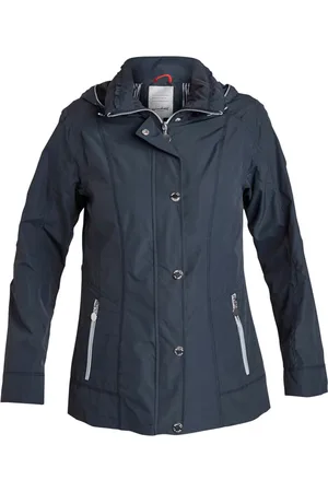 Danwear Jakke, Dame, Blå, 2XL, Uld, Vandtæt Regnjakke Navy Blå