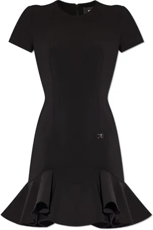 Dsquared2 Kjole, Dame, Sort, 2XS, Polyester, Kjole med Logo