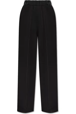 Jil Sander Bukser, Dame, Sort, M, Plisserede bukser